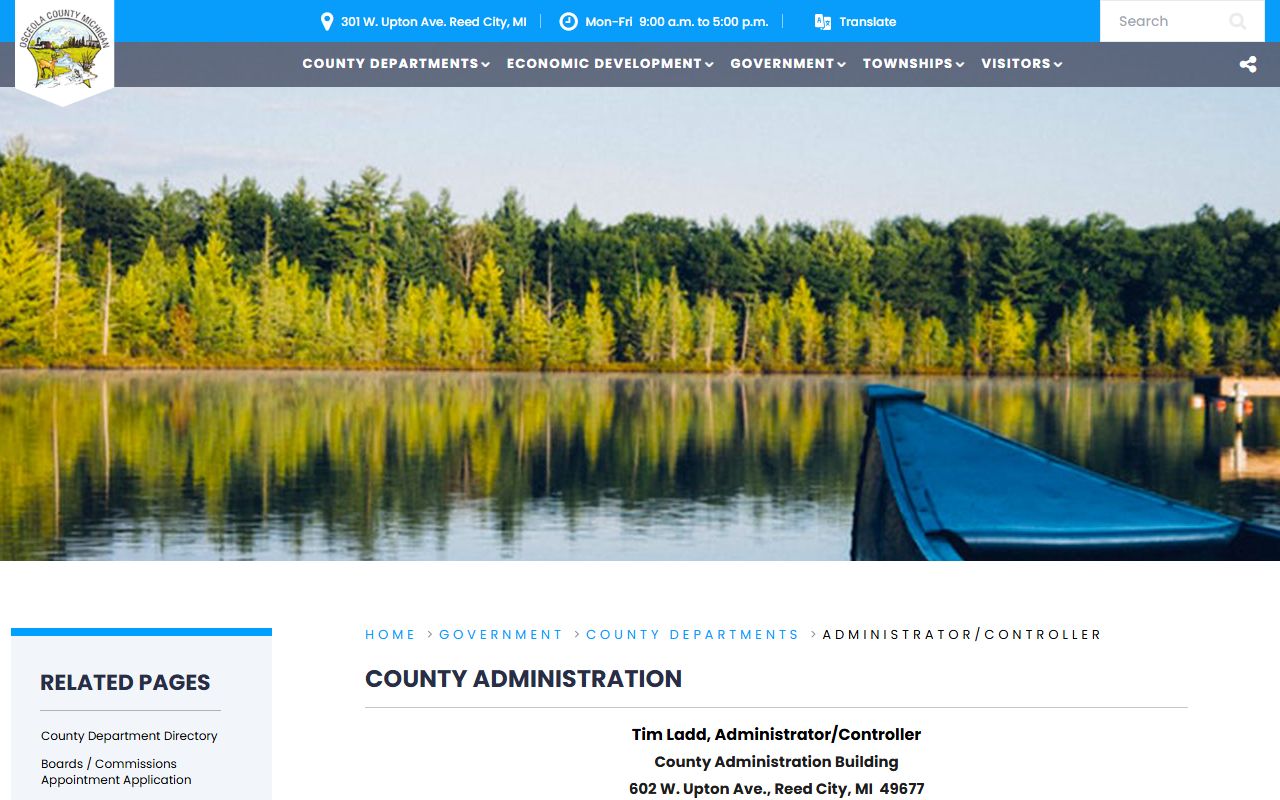 Osceola County Administration FOIA coordinator for court records